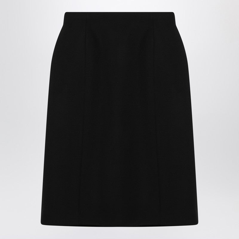 Black Hourglass Midi Skirt