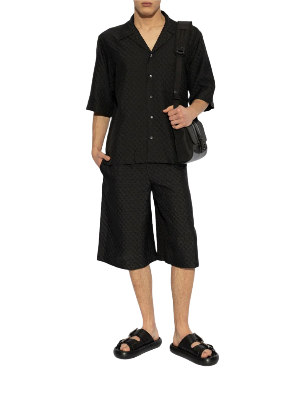 JACQUARD BERMUDA SHORTS