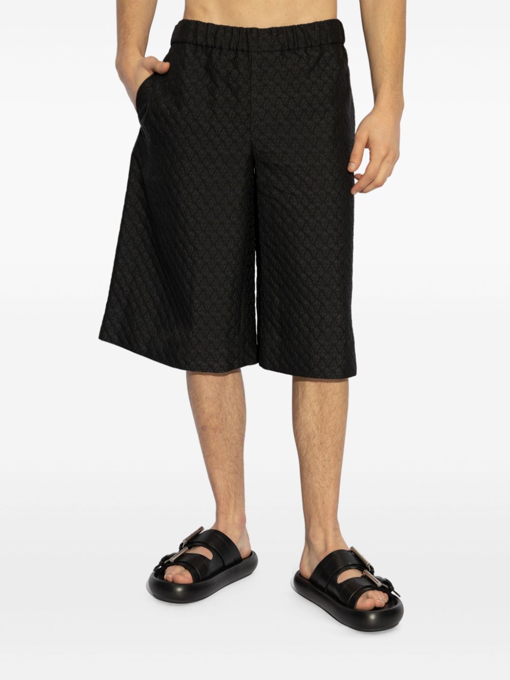 JACQUARD BERMUDA SHORTS