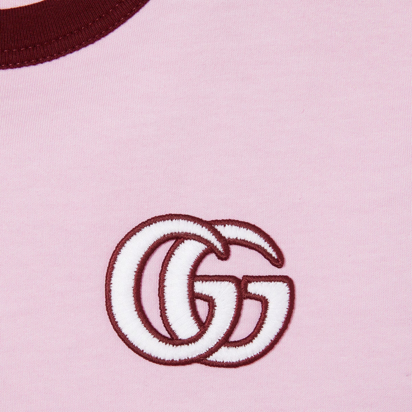 Embroidered cotton jersey T-shirt