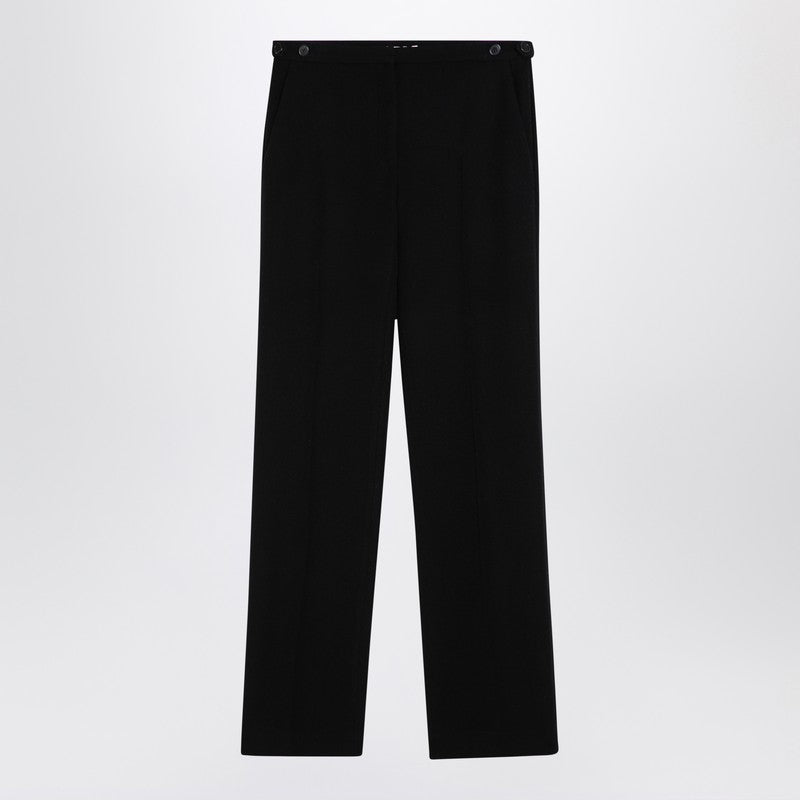 Black Wool Trousers