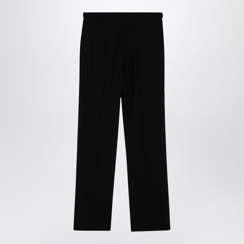 Black Wool Trousers