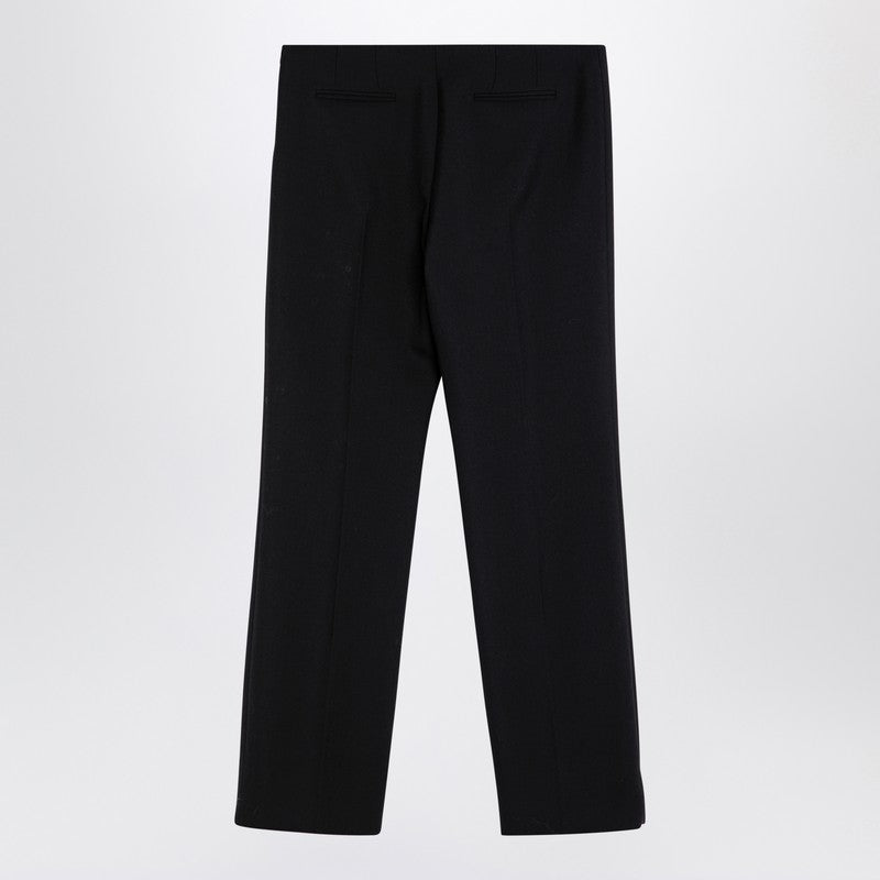 Black Wool Trousers