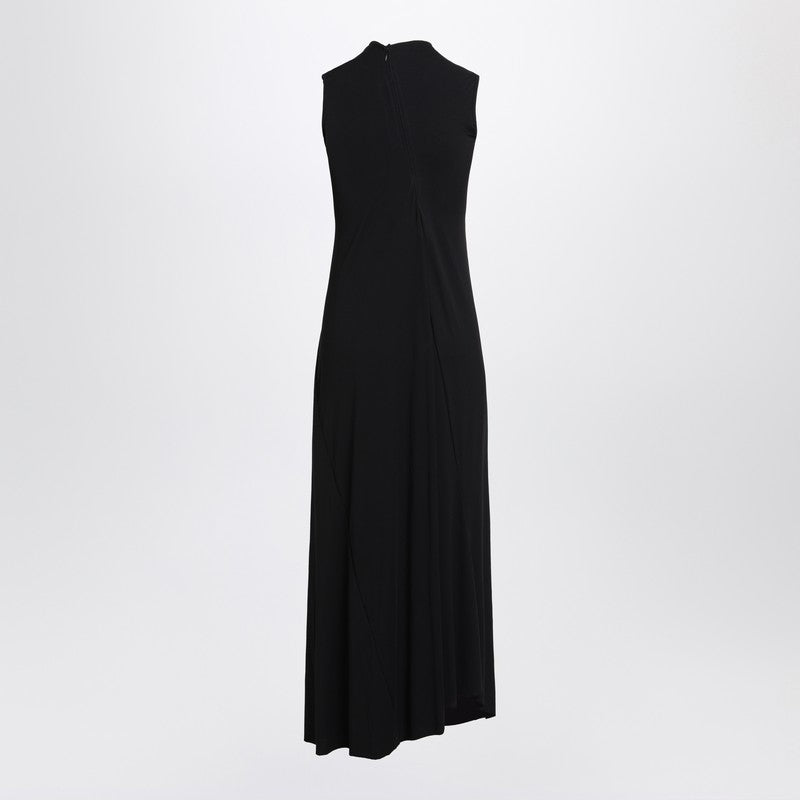 Black sleeveless long dress