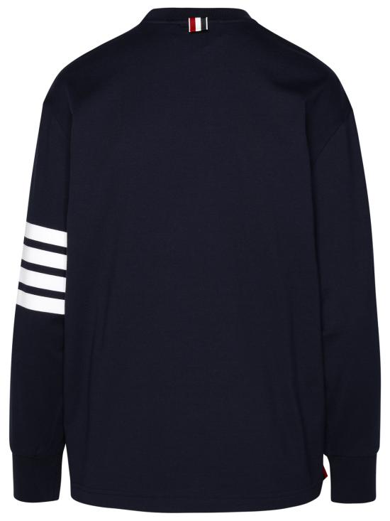 DIAGONAL ARMBAND COTTON LONG SLEEVE T-SHIRT