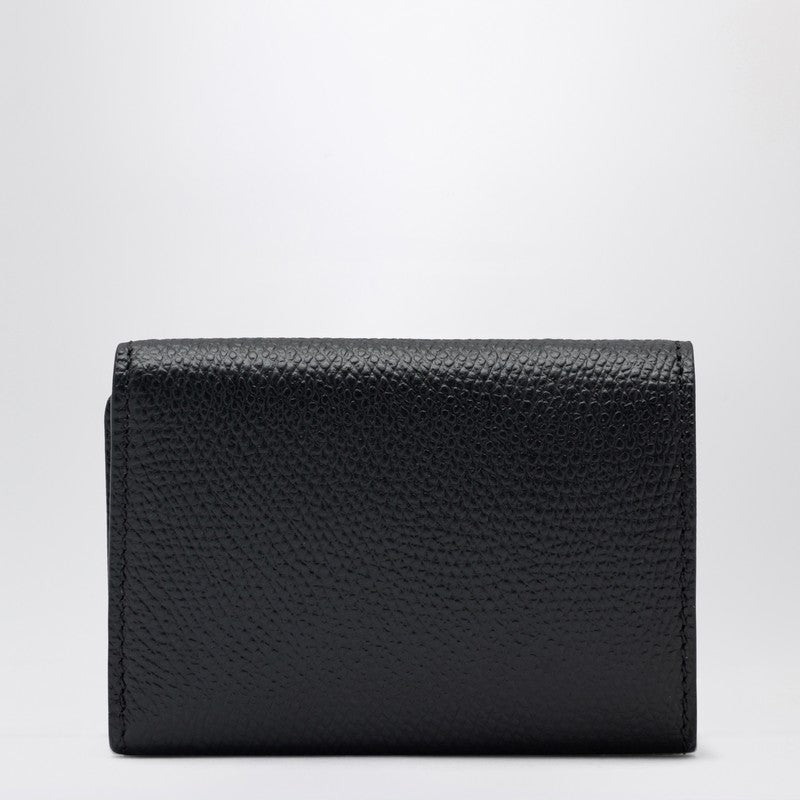 Vlogo trifold wallet black