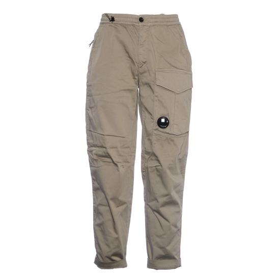 STRETCH SATEEN REGULAR CARGO PANTS