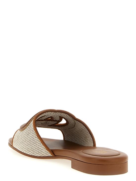 SLIDE SANDAL WITH INTERLOCKING G