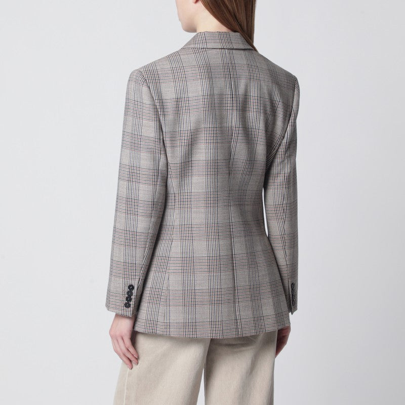 Asymmetric Prince of Wales jacket