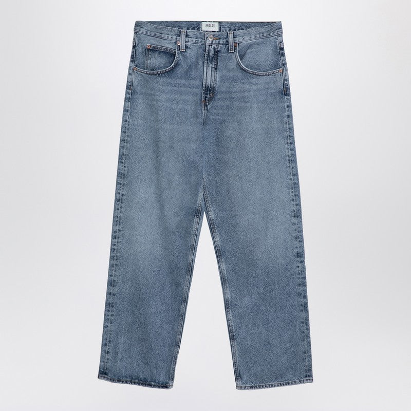 Light Blue Baggy Jeans In Organic Denim