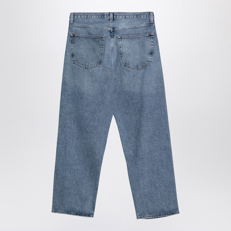 Light Blue Baggy Jeans In Organic Denim