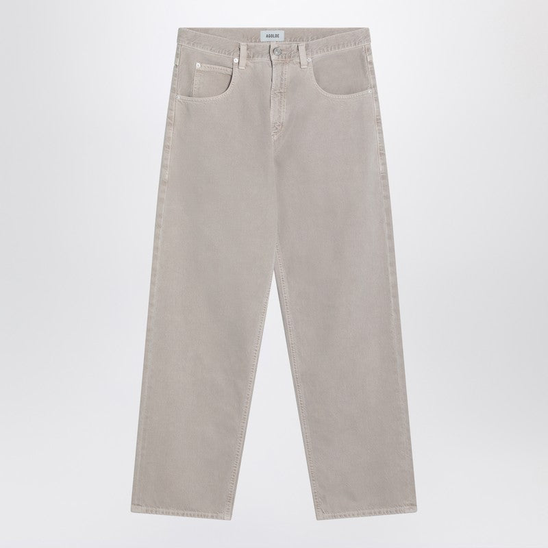Beige Jeans In Regenerated Denim