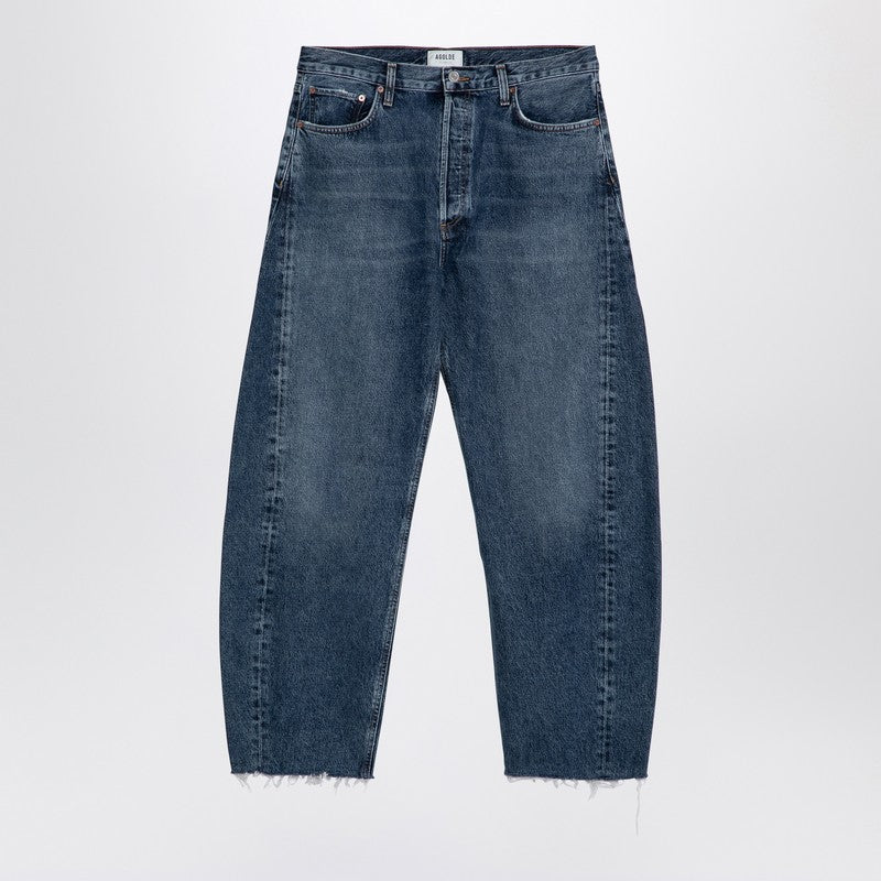 Blue Balloon Jeans In Organic Denim