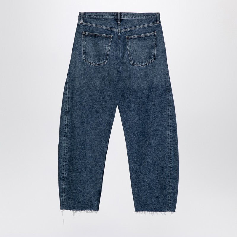 Blue Balloon Jeans In Organic Denim