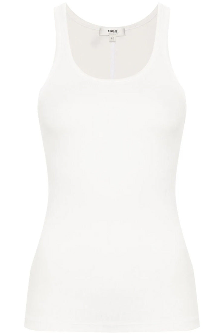 Sleeveless Ribbed-Knit Top