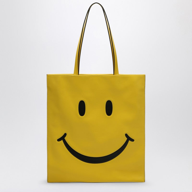 Yellow Nappa Leather Smiley Bag