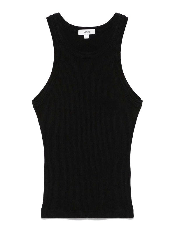 RAYNE RIBBED-KNIT TANK TOP