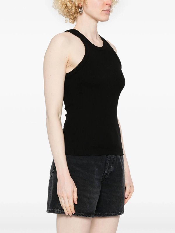 RAYNE RIBBED-KNIT TANK TOP