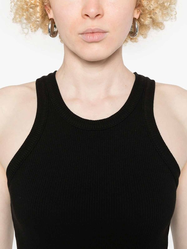 RAYNE RIBBED-KNIT TANK TOP