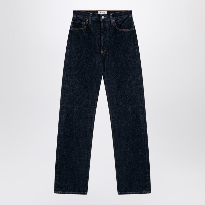 Dark Blue Jeans In Organic Denim