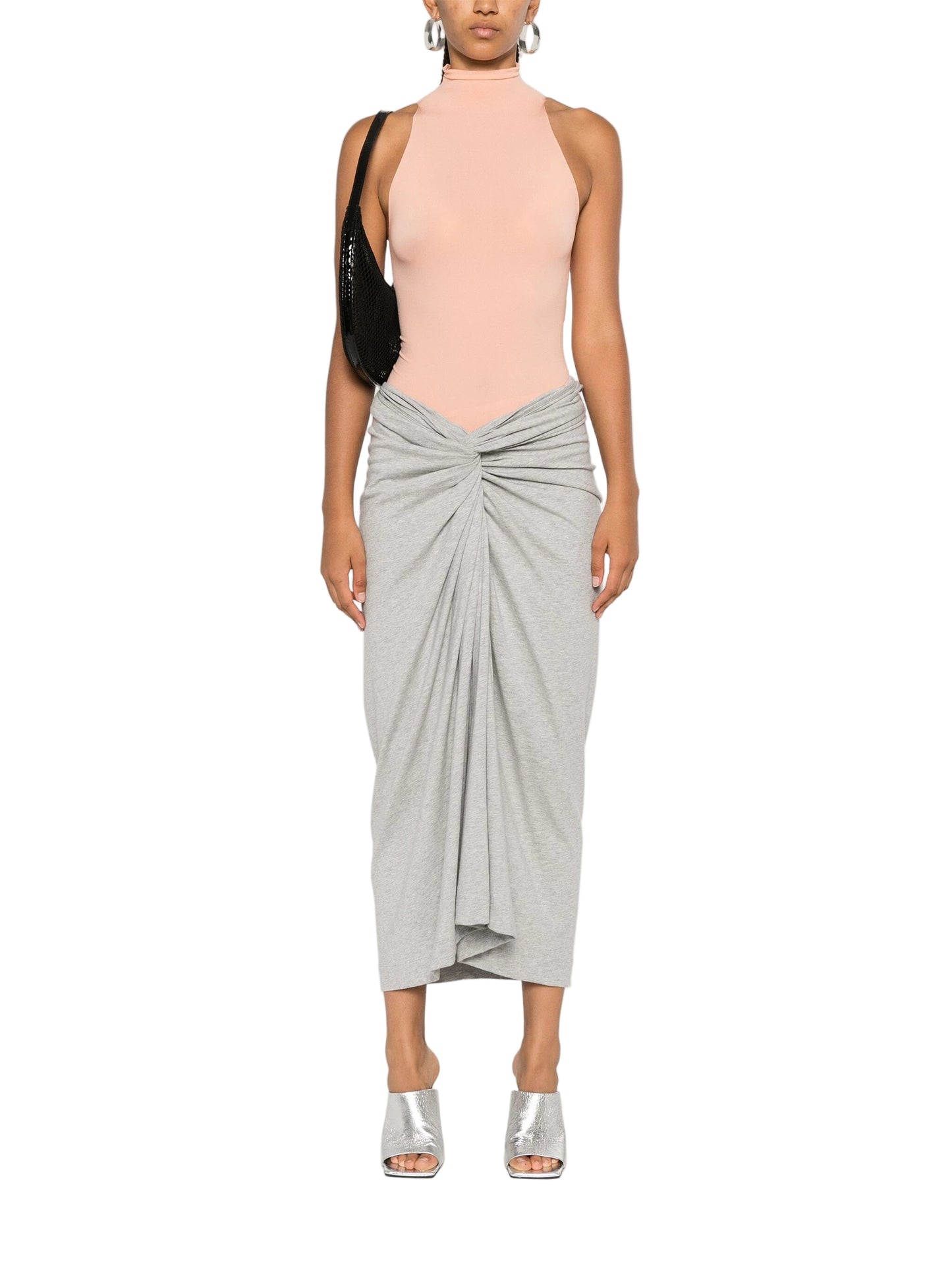 YÜKSEK YAKA VÜCUT BODYCON