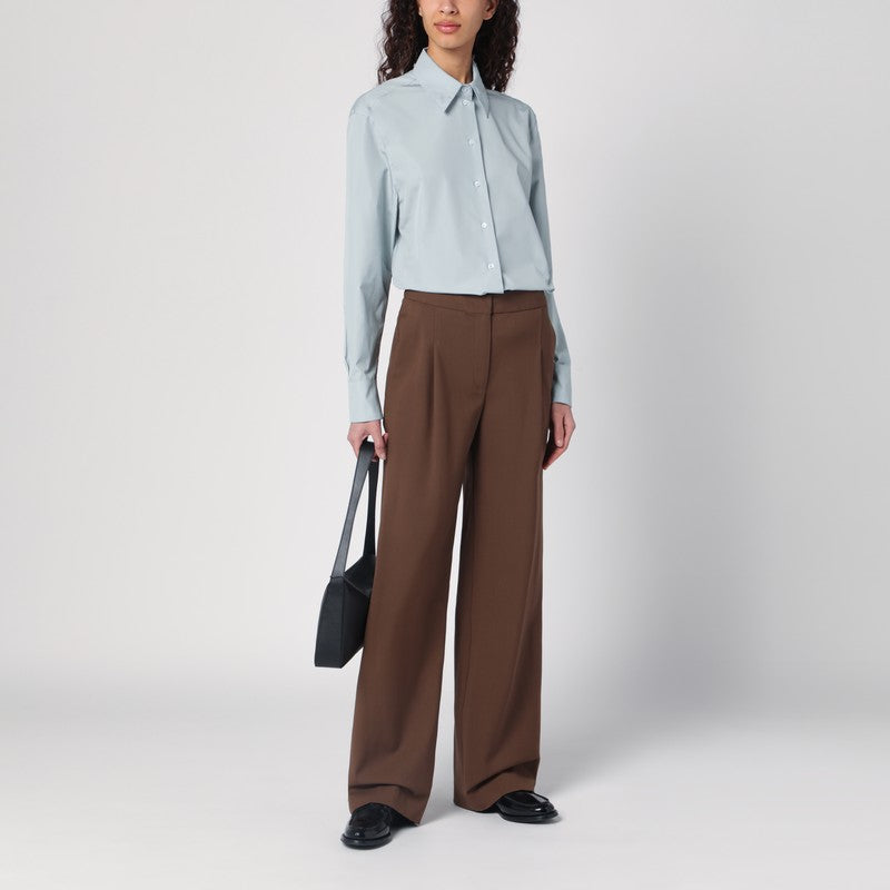 Gray Fog Shirt In Cotton