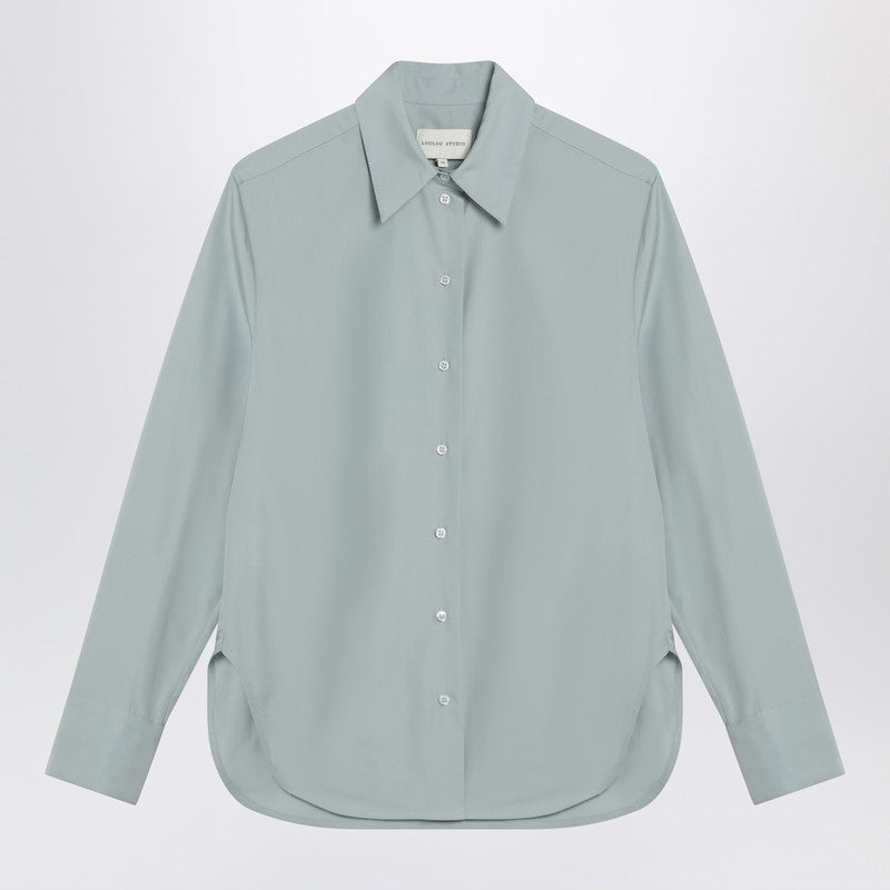 Gray Fog Shirt In Cotton