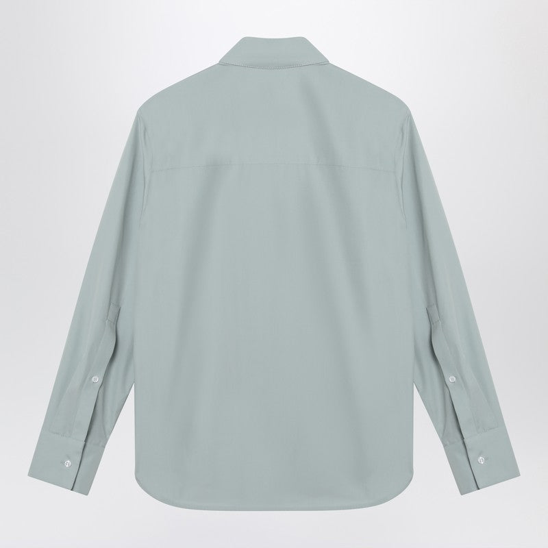 Gray Fog Shirt In Cotton