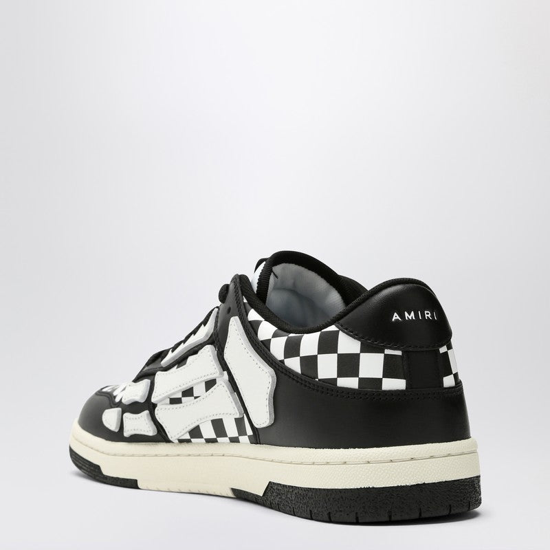 Skel Top Low Black/White Plaid Sneaker