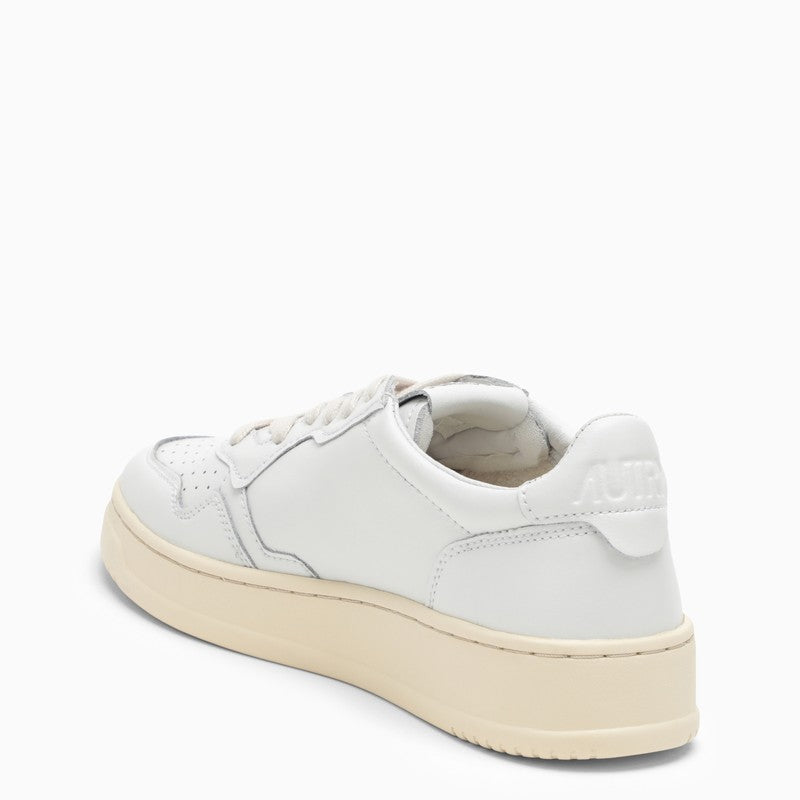 White leather Medalist sneakers