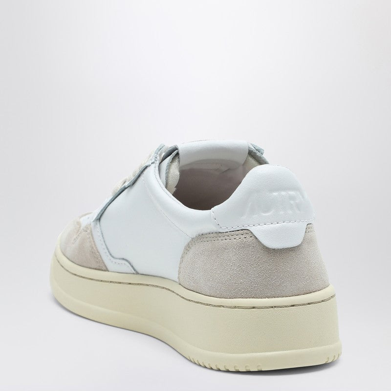 White Leather Medalist Low-top Sneakers