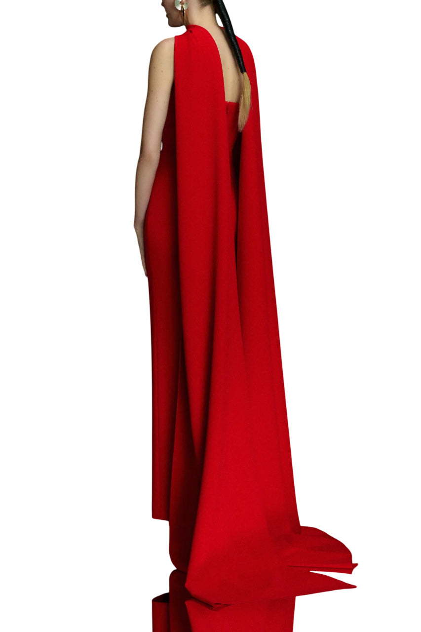 AINHOA SCARF MAXI DRESS