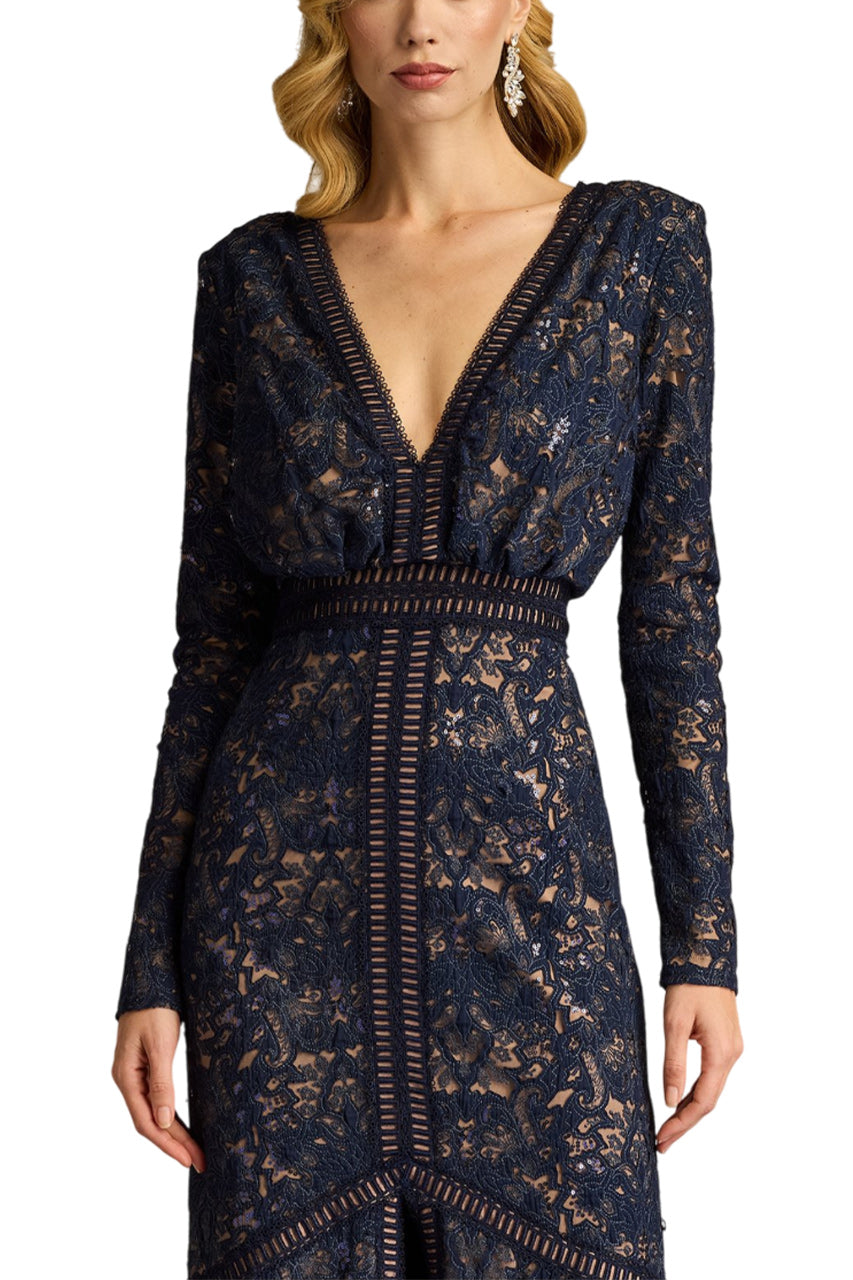 ALAWA SEQUIN EMBROIDERED GOWN