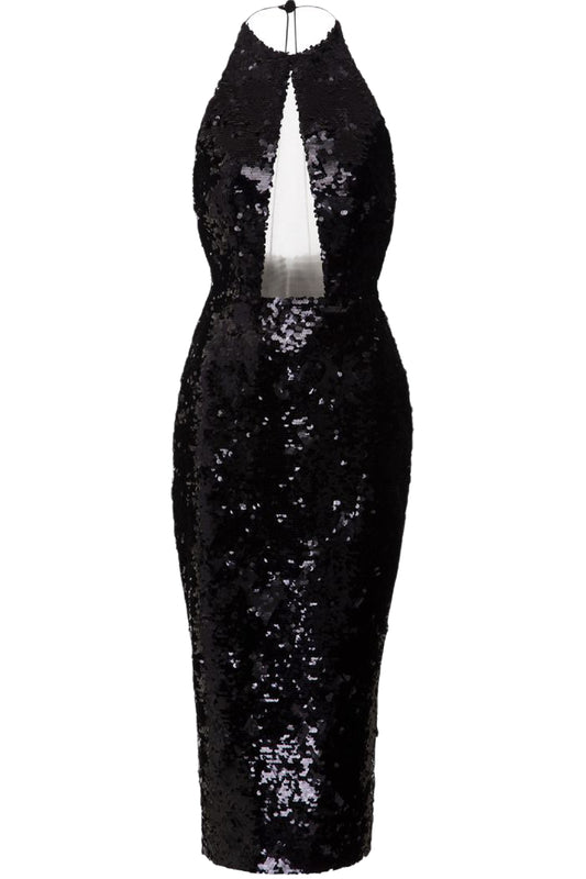 ALEXA SEQUIN MIDI DRESS