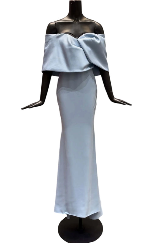 AYLA MIKADO AND CREPE DRESS