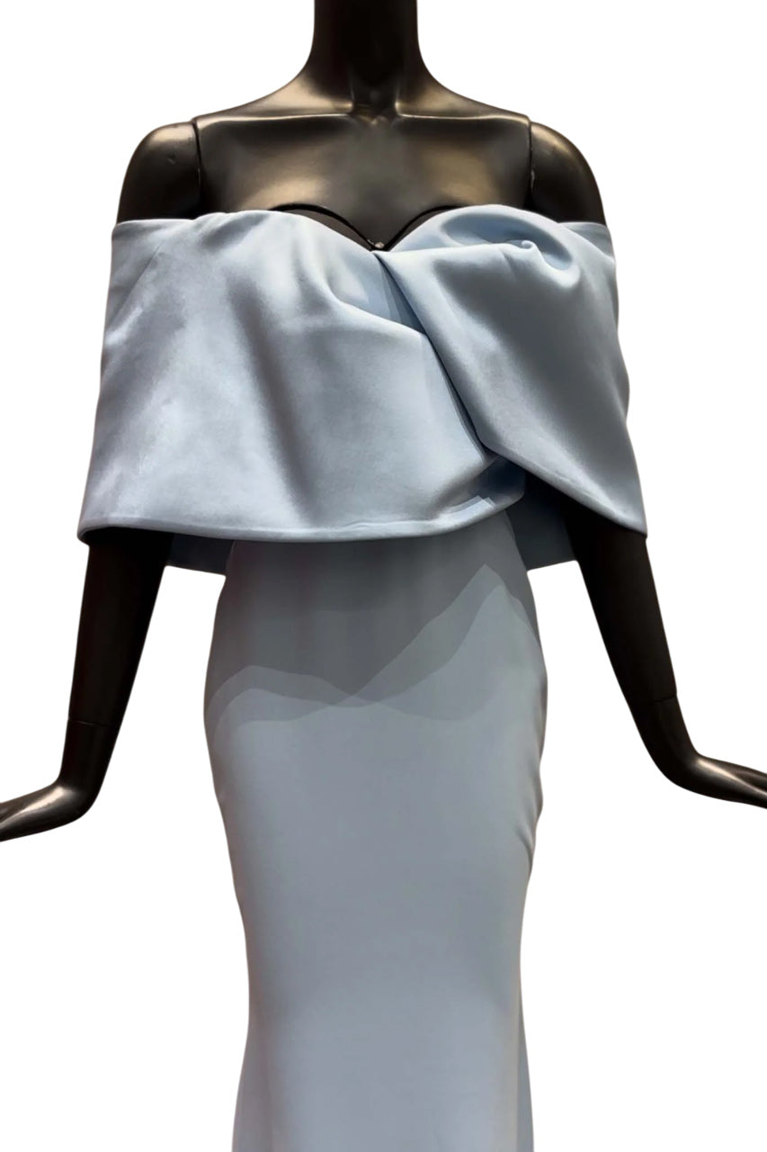 AYLA MIKADO AND CREPE DRESS