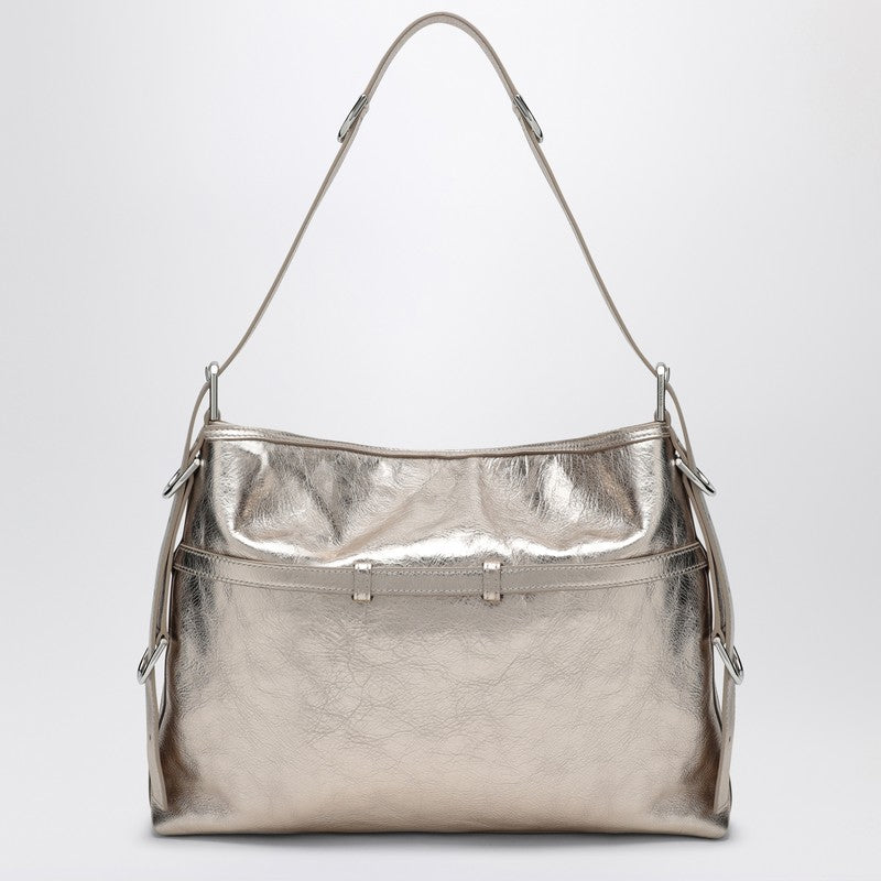 Voyou Medium Laminated Leather Bag