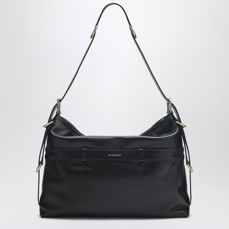 Medium Voyou Bag In Black Leather