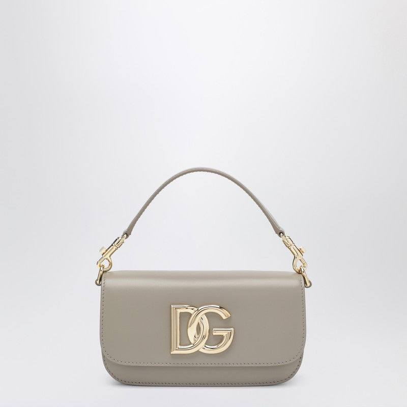 3.5 leather shoulder bag in taupe