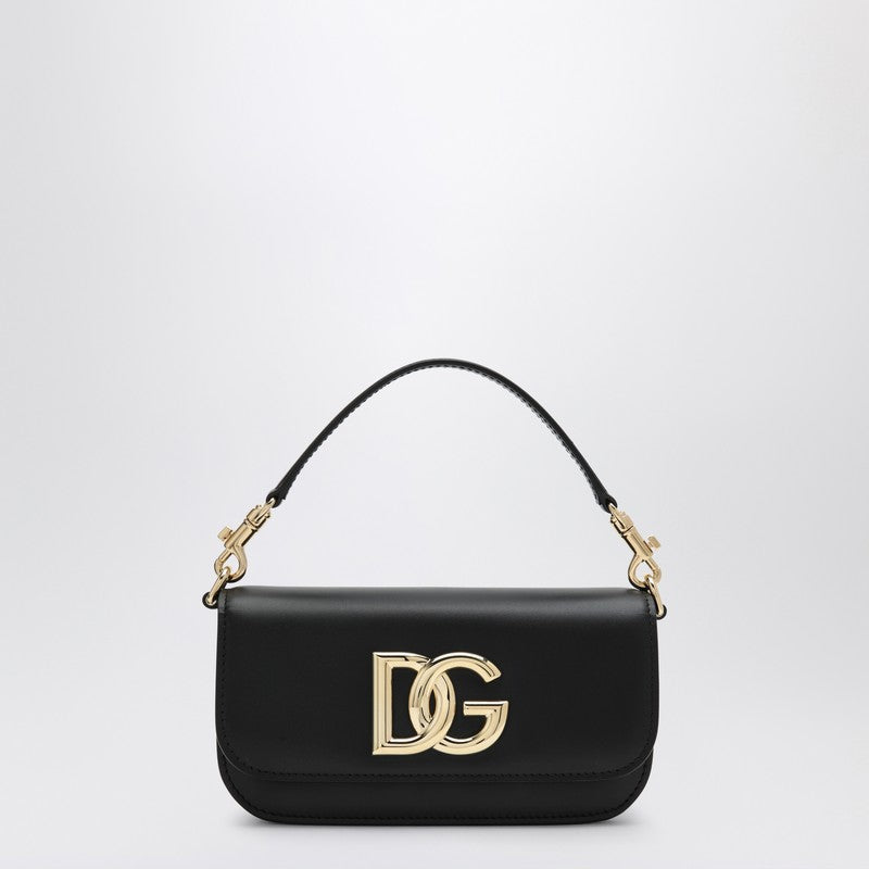 3.5 leather shoulder bag in black