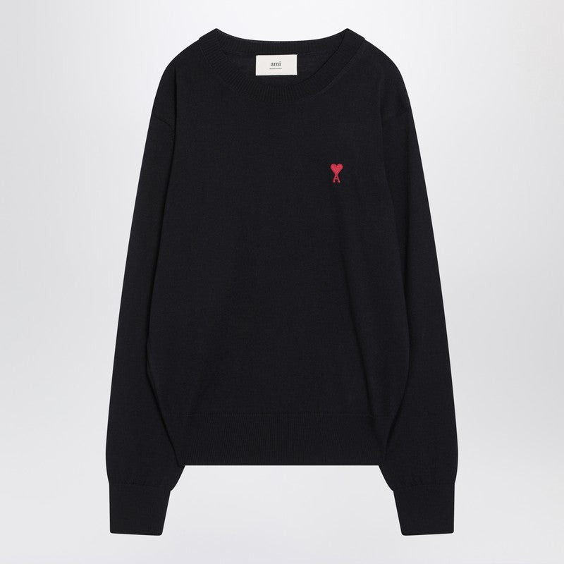 Night Blue Ami De Coeur Wool Jumper