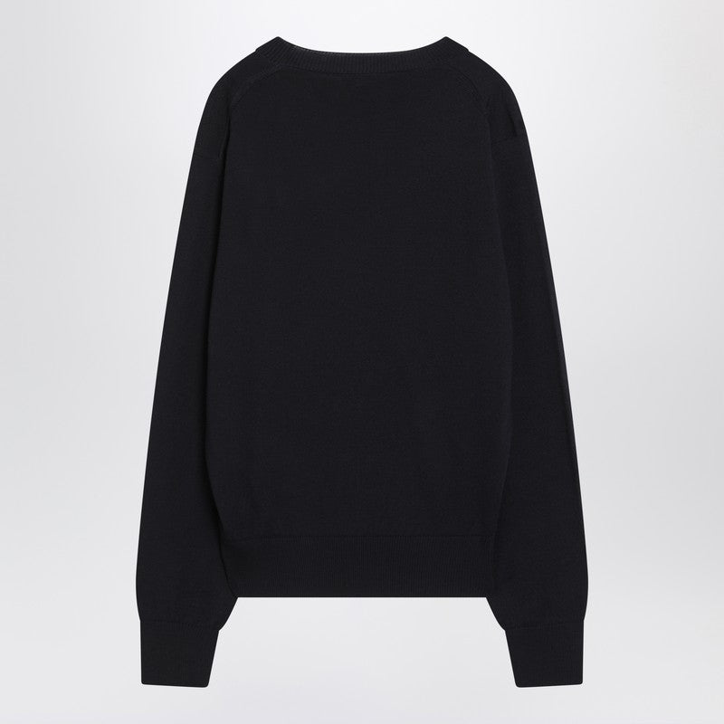Night Blue Ami De Coeur Wool Jumper