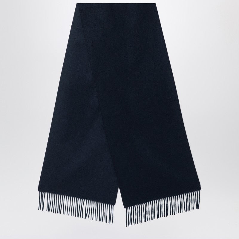 Blue cashmere scarf