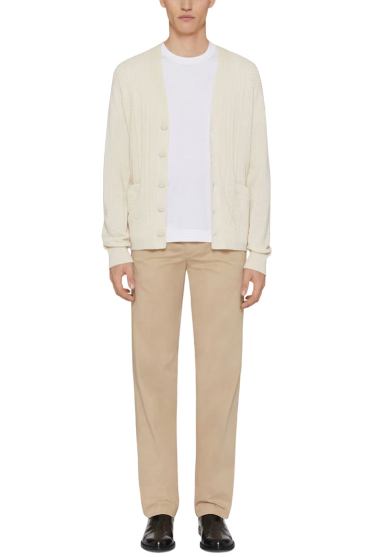 Chino Pants In Cotton With 4g Detail
