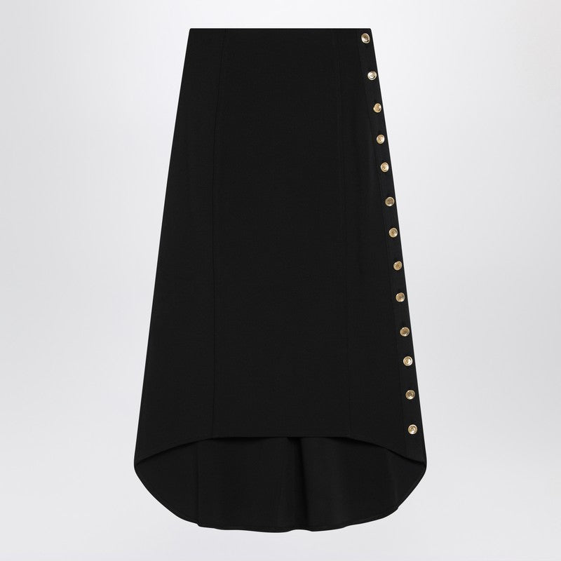 スカート GIVENCHY BLACK MILAN STITCH SKIRT WITH BUTTONS Shop Black Milan Stitch Skirt With Buttons ❘ Netdressed