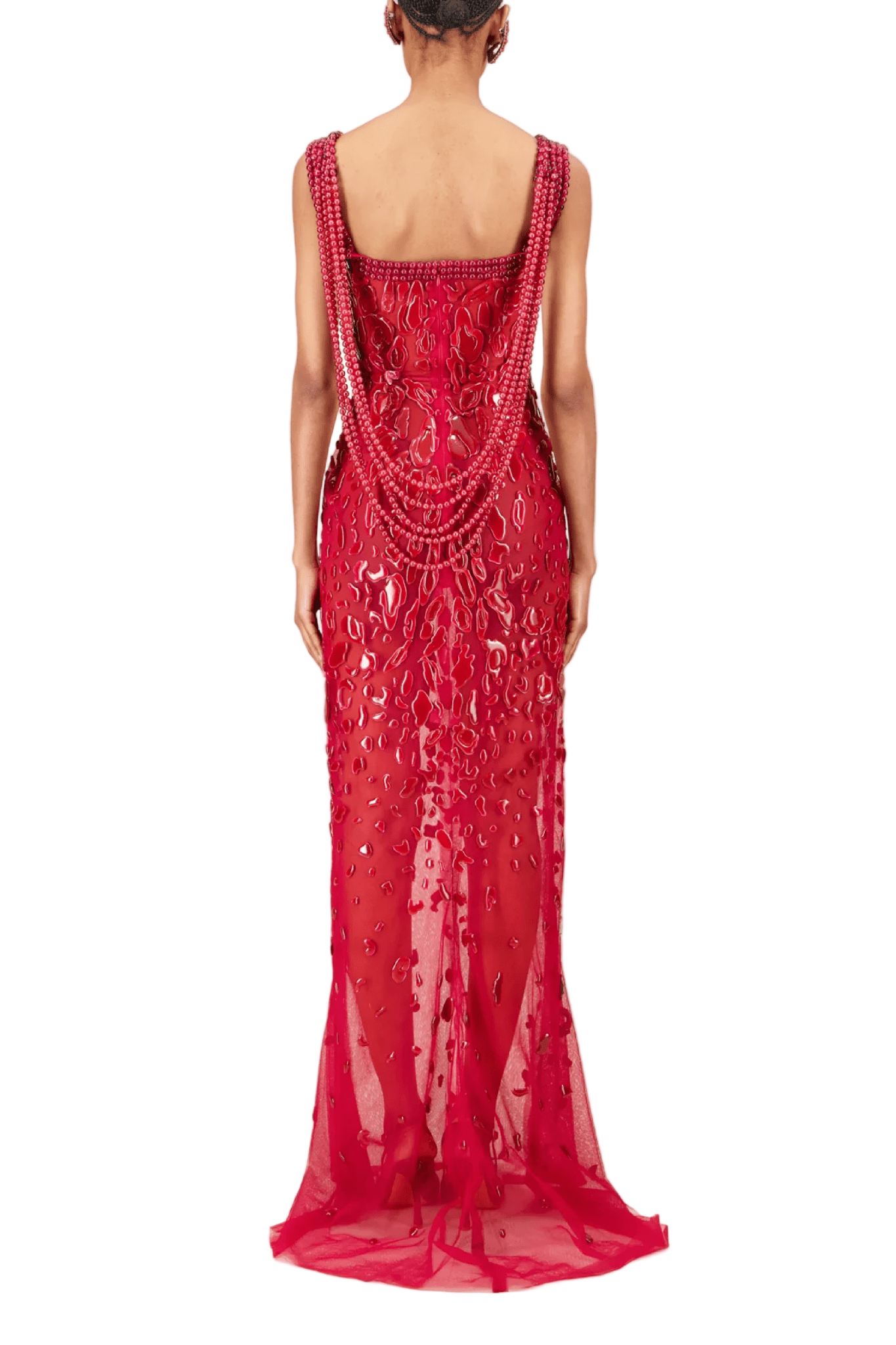 BEADED LONG DRESS