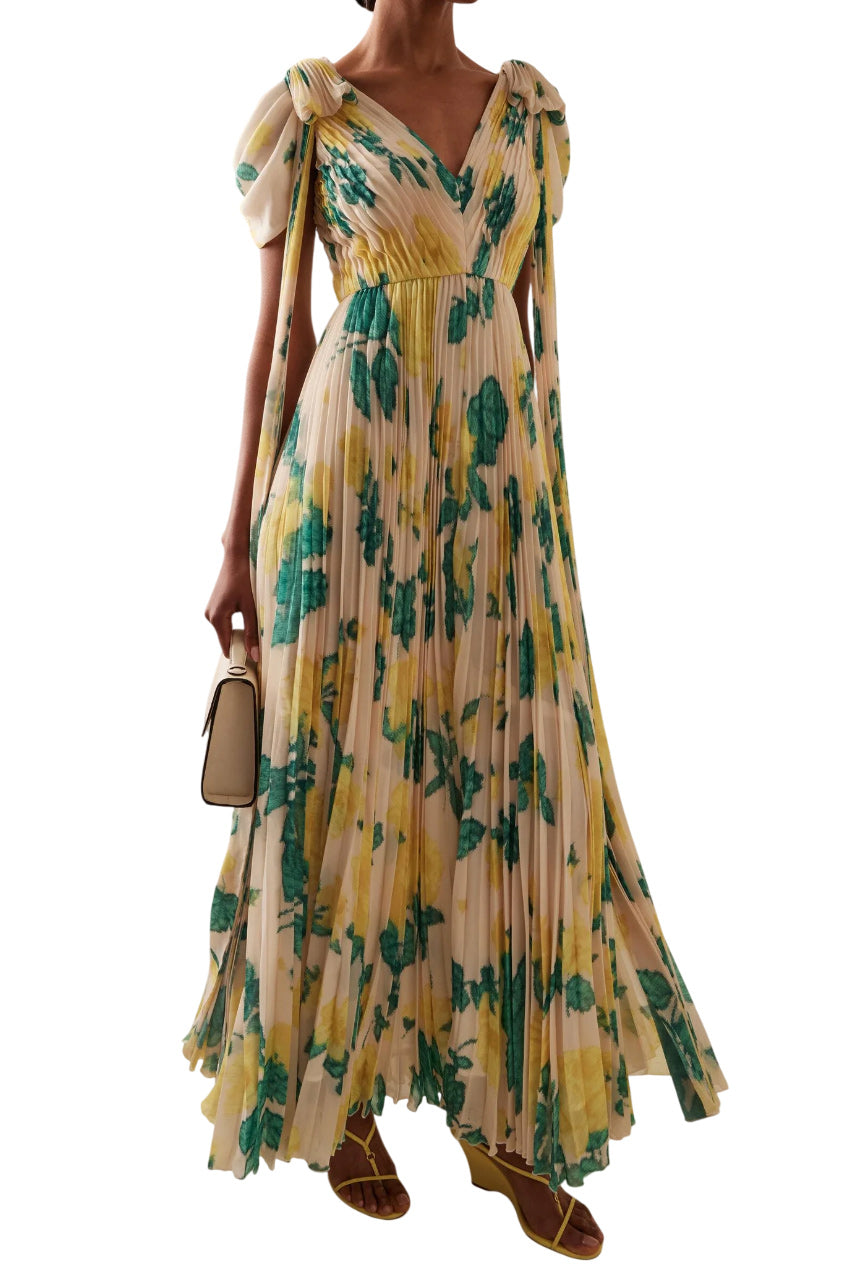 BEATA PLISSE GOWN