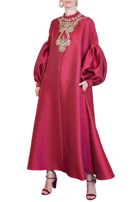 BELL SLEEVE CAFTAN DRESS