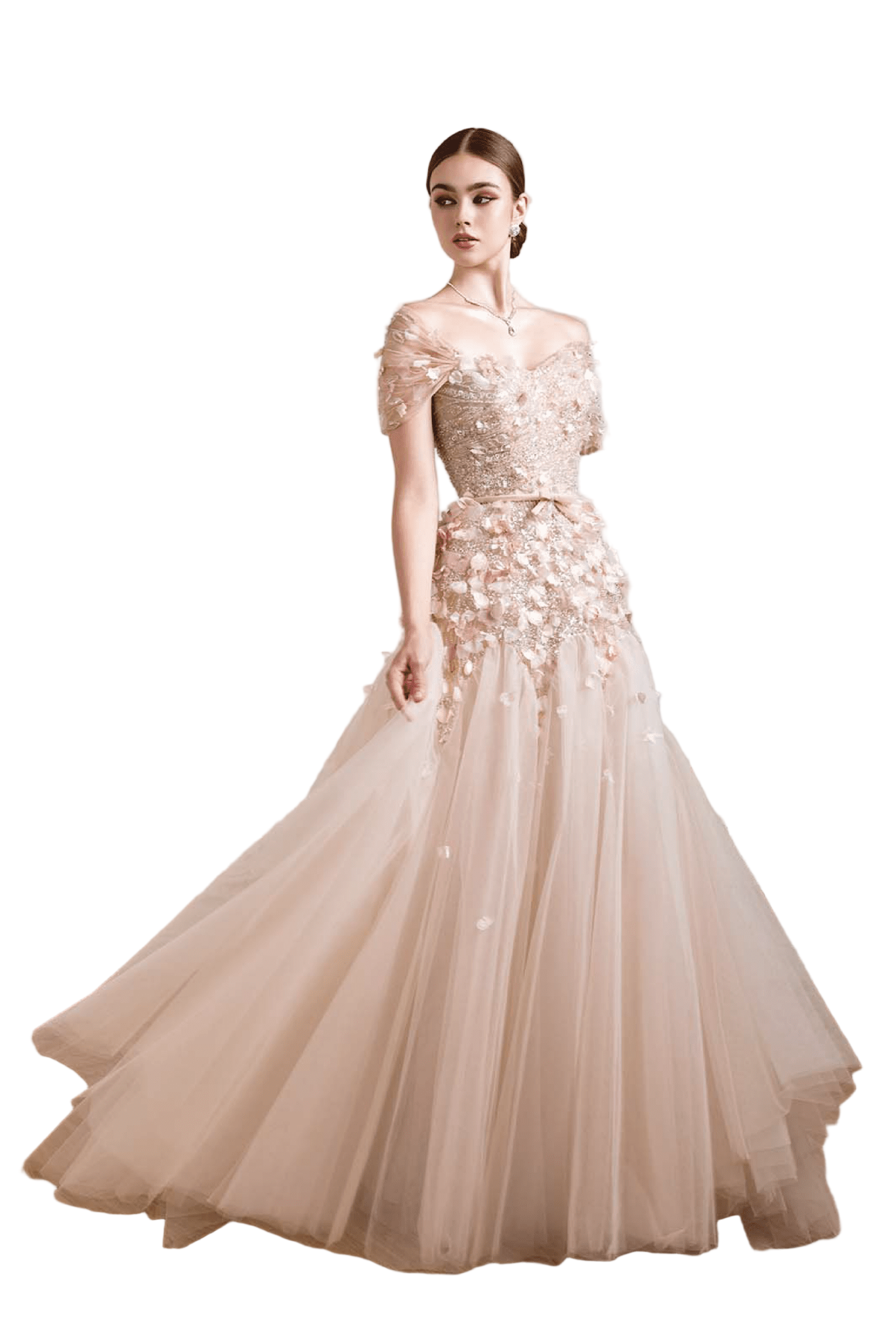BLOOMING ELEGANCE BALL GOWN