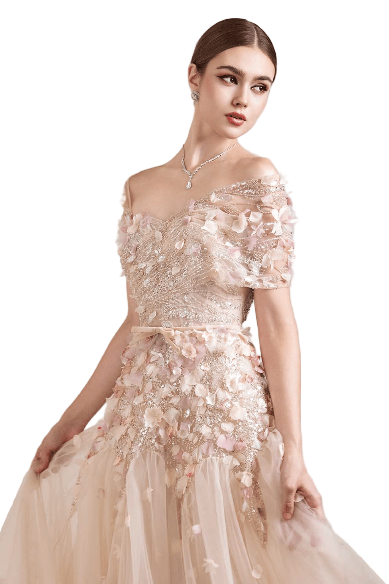 BLOOMING ELEGANCE BALL GOWN